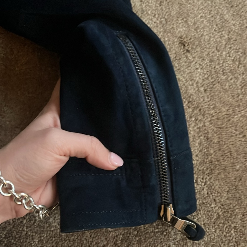 Coach Navy Blue Motto Jacket - Picture 11 of 12